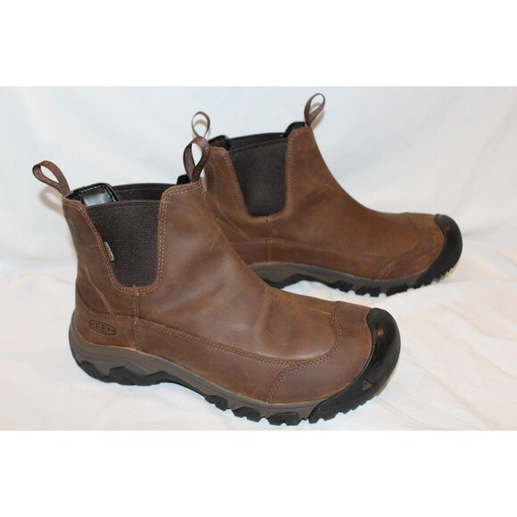 Keen Men\'s Anchorage III‎ Leather Waterproof Insulated Boots NWOB 13 WIDE BROWN main image 5